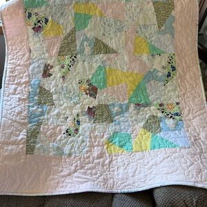 Flannel baby quilt crib size